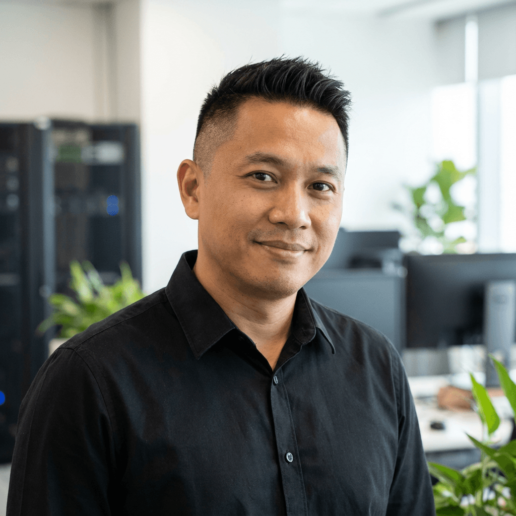 Marcus Chen, consulting principal, professional headshot