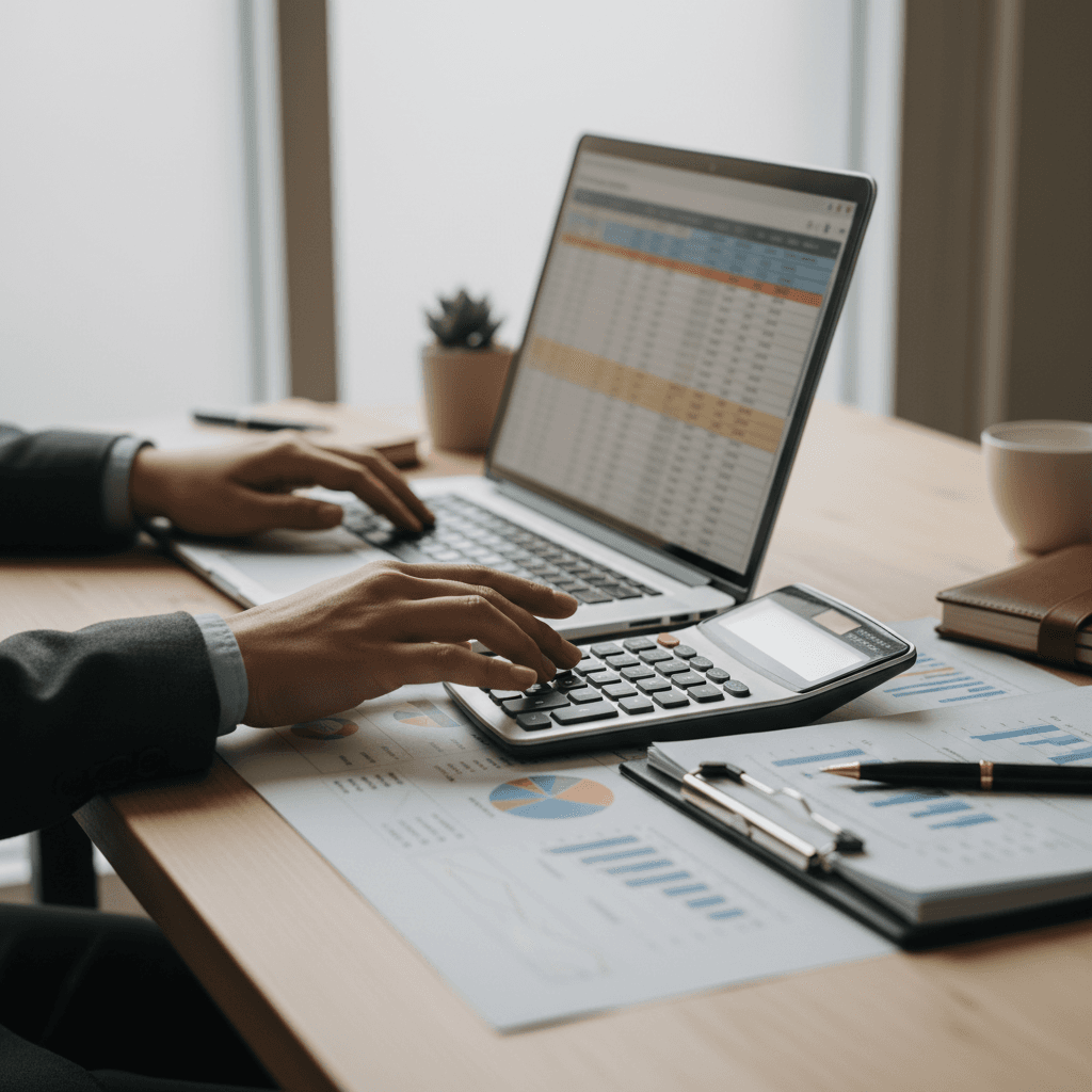 Monthly close review with account reconciliations